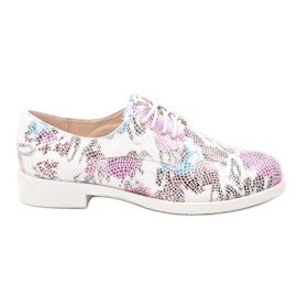 Klassiska gyllene blommiga jazzskor ZG629-3 mångfärgad