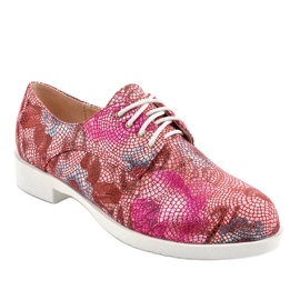 Klassiska röda blommiga jazzskor ZG629-2 mångfärgad