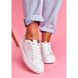 SEA Vita sportskor med silverklack LA85 grå