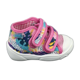 Befado orange barnskor 212P064 vit marinblå blå rosa gul