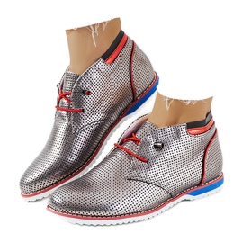 BM Klassiska silver jazzskor JFL654-2