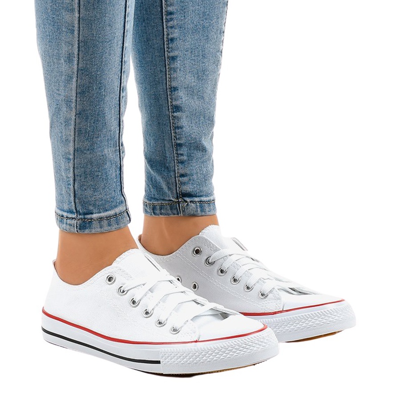 Klassiska vita damskor ZC-2