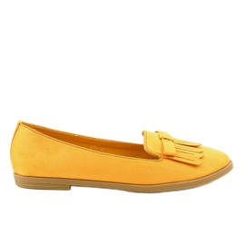 Gula ekologisk mocka lordsy loafers 2358