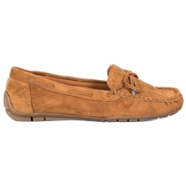 Seastar Klassiska loafers med rosett brun