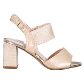 VINCEZA sandaler gyllene