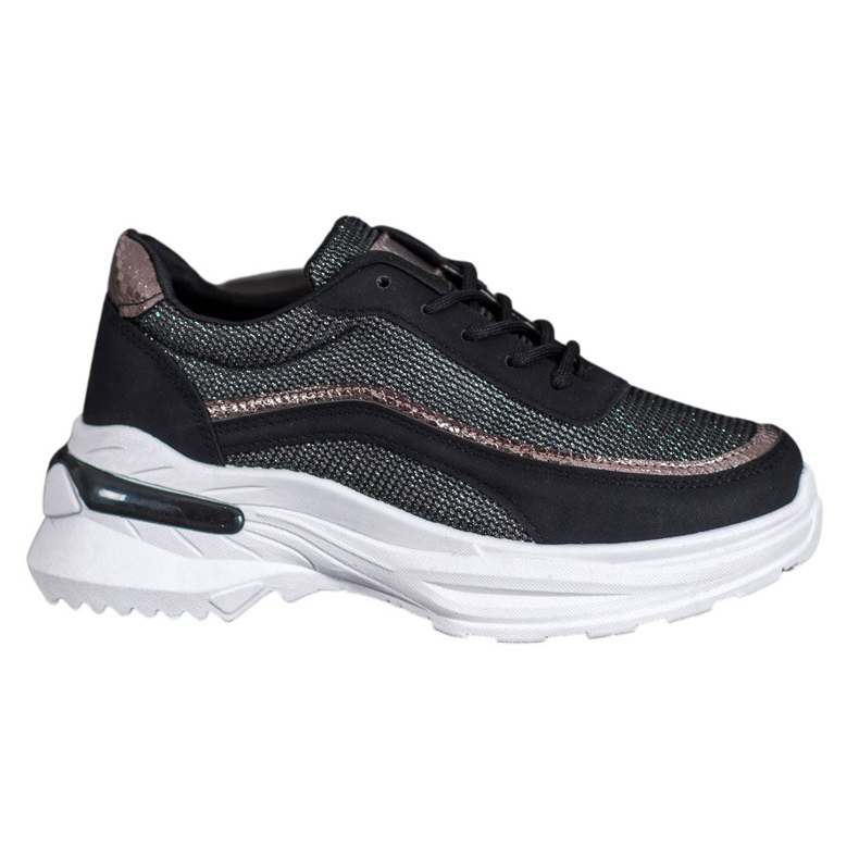 SHELOVET Trendiga sportskor svart