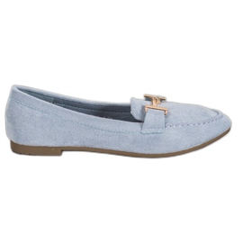 Bestelle Eleganta blå loafers