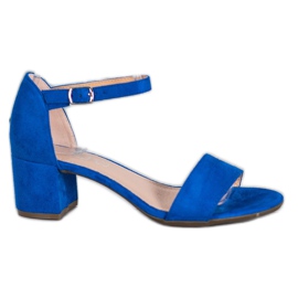 Filippo Kobolt högklackade sandaler blå