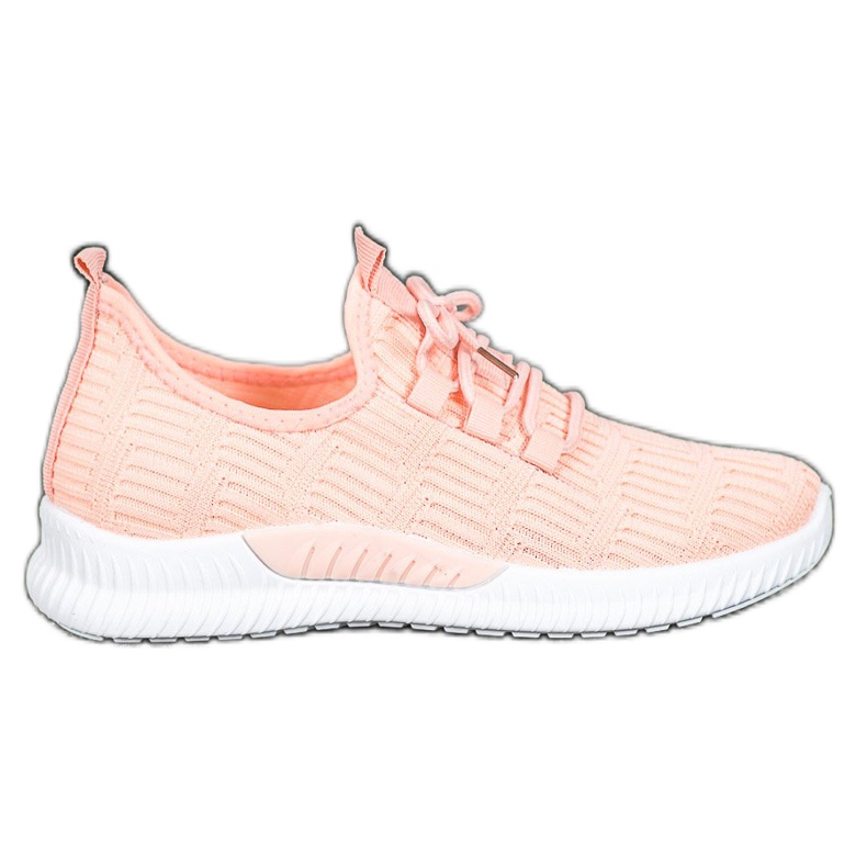 SHELOVET Bekväma textilskor orange