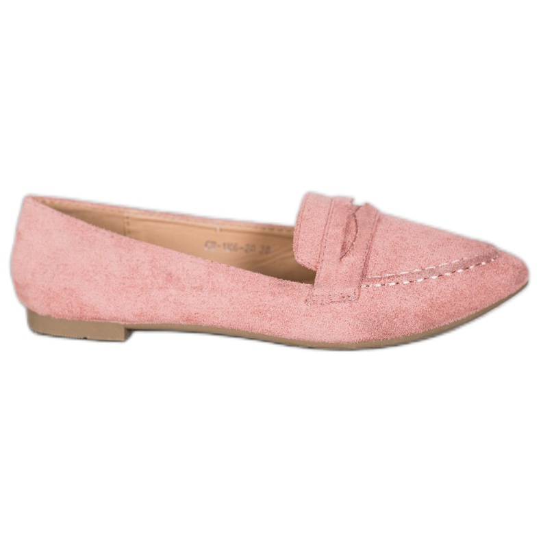 Best Shoes Mocka Loafers I Spitz rosa