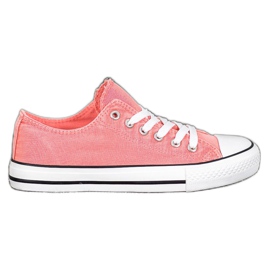 McKey Snygga textilskor orange