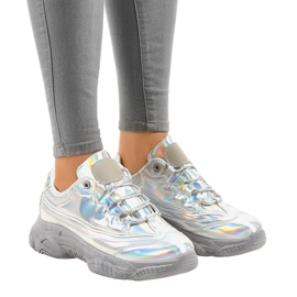 Silver sneakers sneakers Z-9781 grå