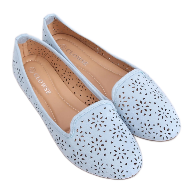 Blå genombrutna herrar 9F126 Blå