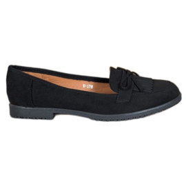 Miss Laura Loafers Med En Rosett svart