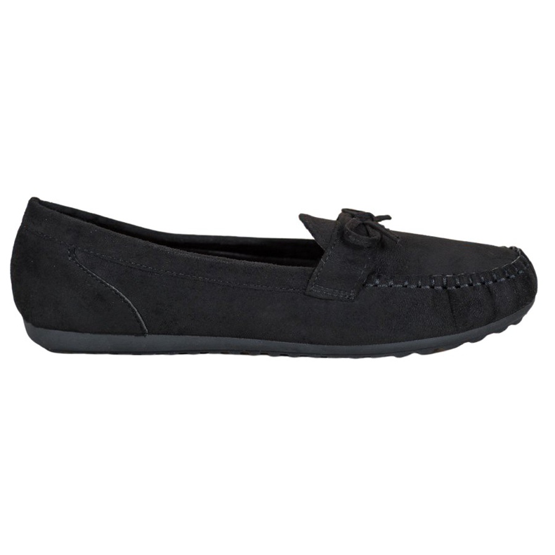 SHELOVET Casual Loafers With A Bow svart gul