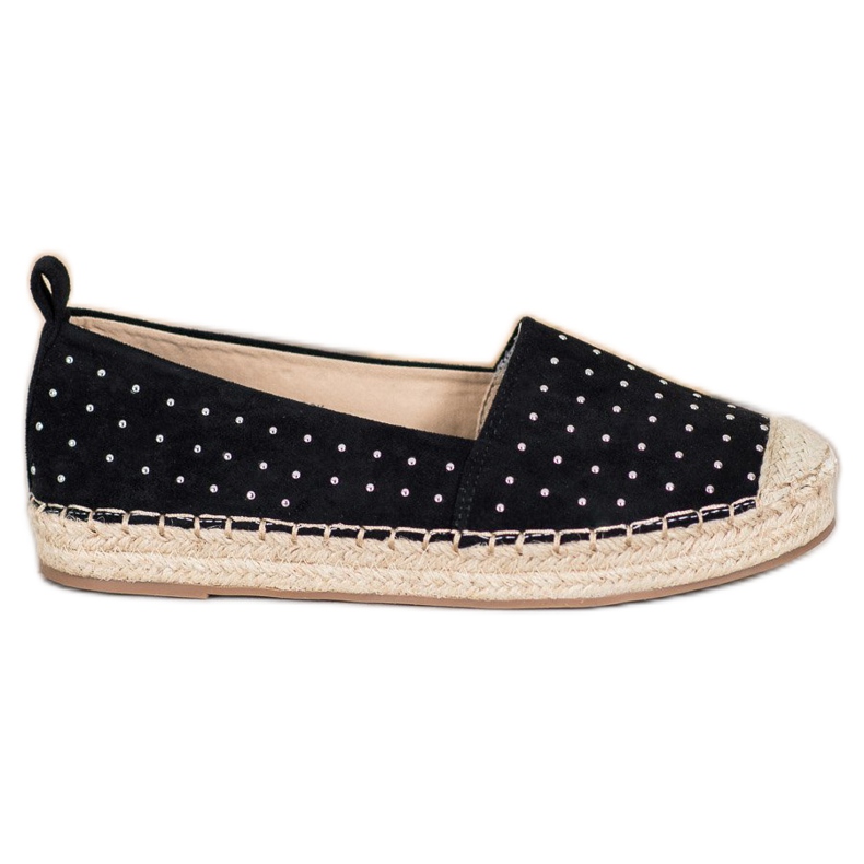 Goodin Svart mocka Espadrilles