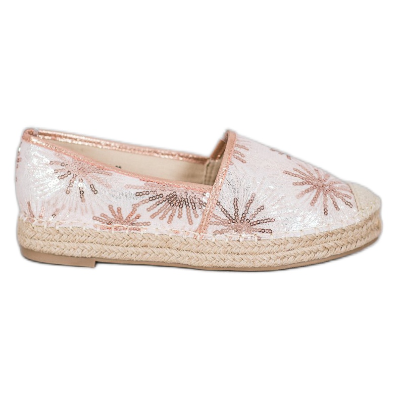 Best Shoes Paljett Espadrilles rosa