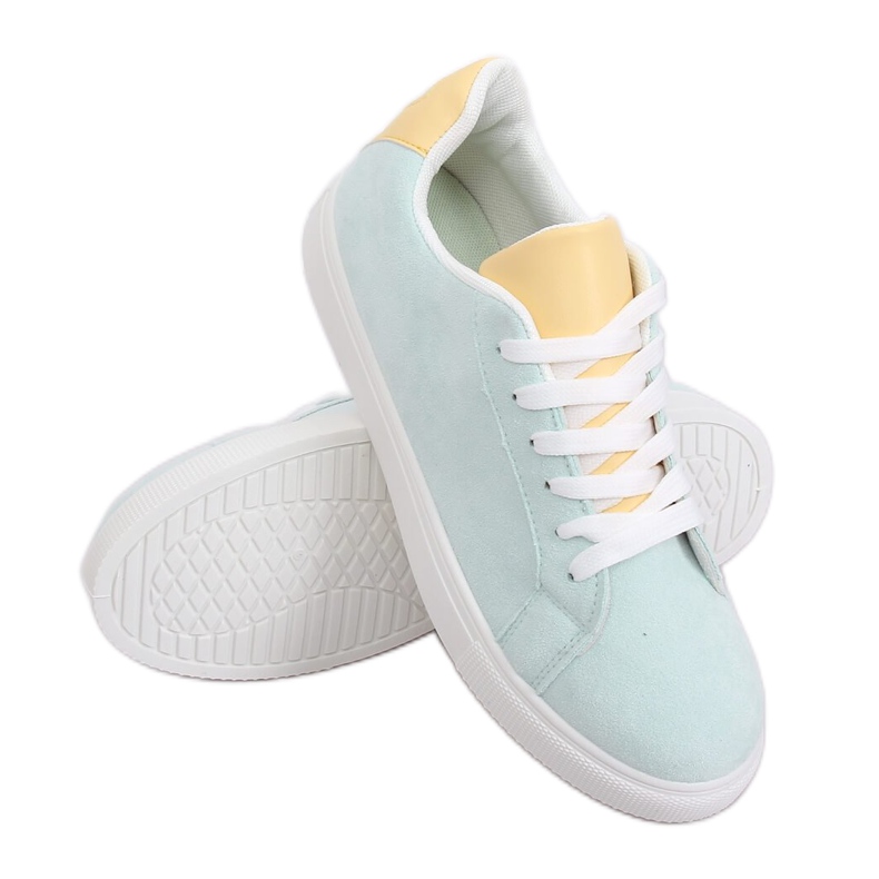 Kvinnors mint -sneakers WB810 L.GREEN grön