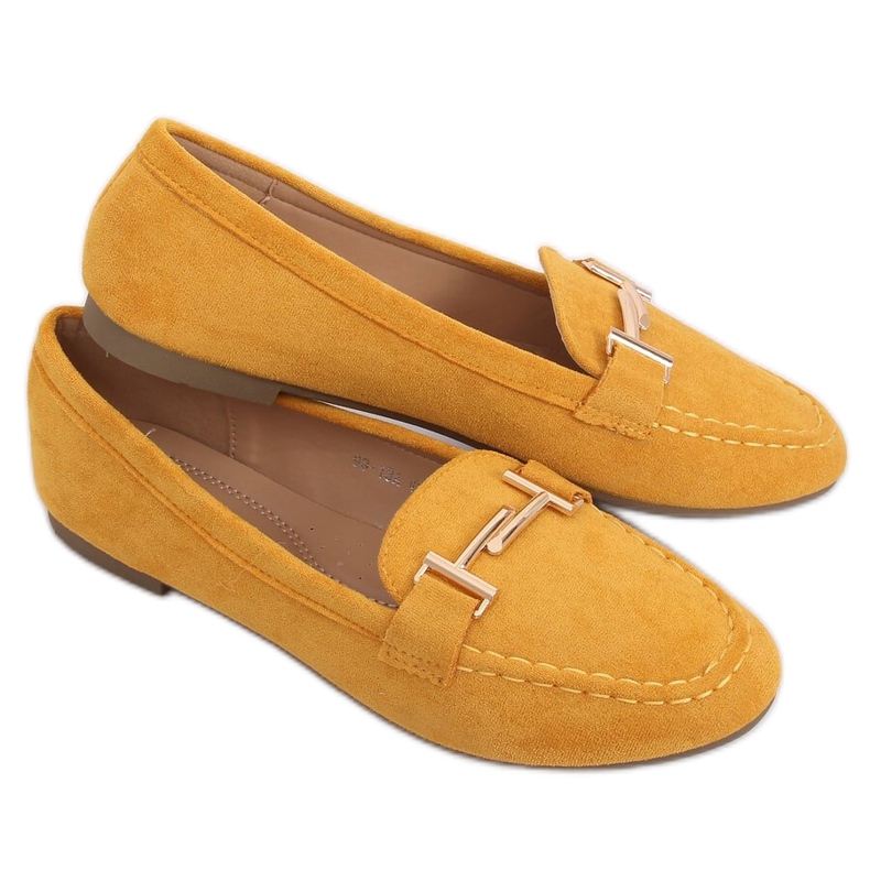 Dam loafers honung 99-13A Gul