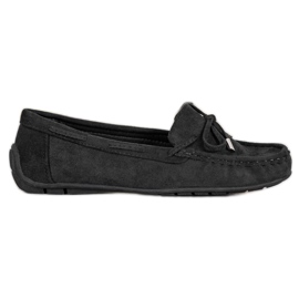 Seastar Klassiska loafers med rosett svart