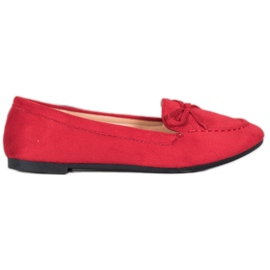 Clowse Röda herrar med en rosett