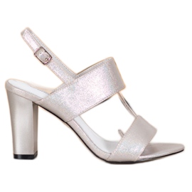 Goodin Snygga sandaler silver- grå