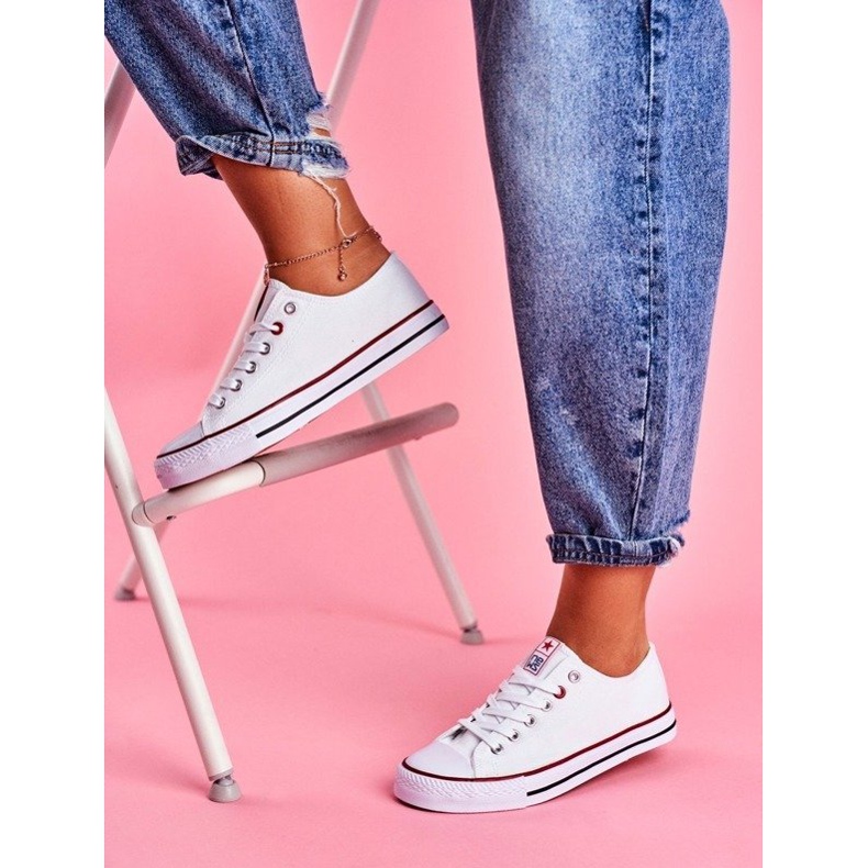 EVE Kvinnors vita sneakers 8SP30-4723