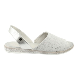 Sandaler för kvinnor grå / silver Sergio Leone SK030