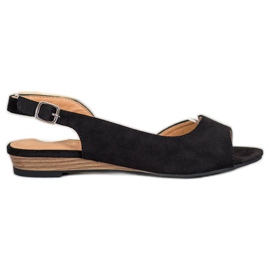 Bekväma VINCEZA mockaskor svart