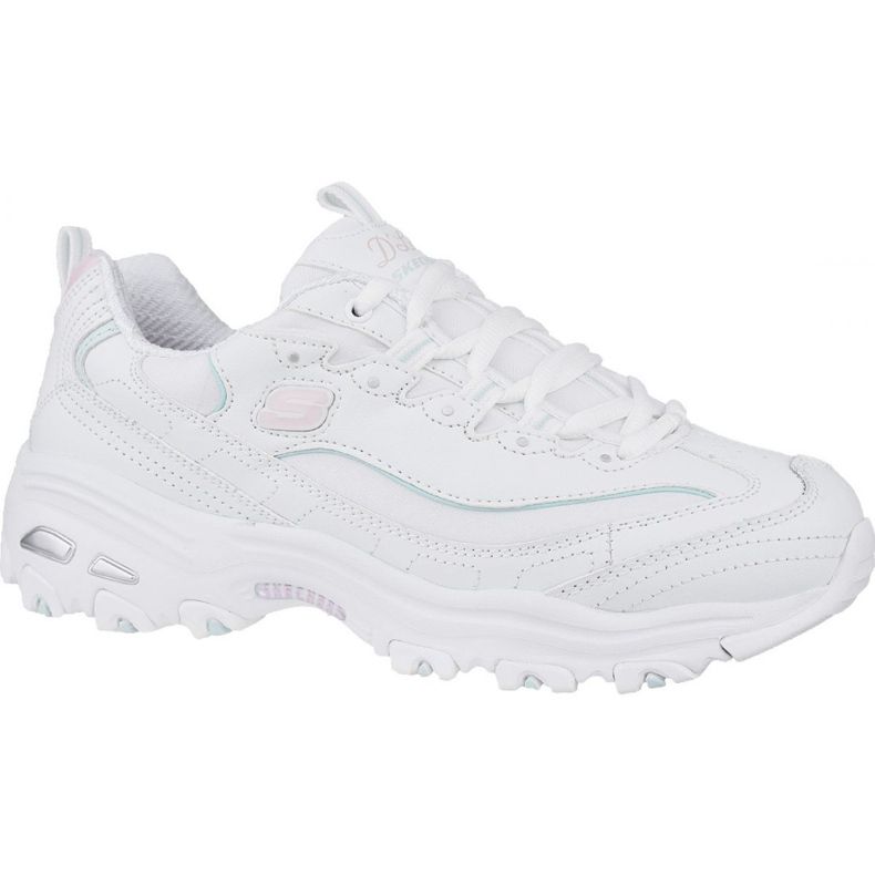 Skechers D'Lites Mousserande regn W 149060-WLPK vit