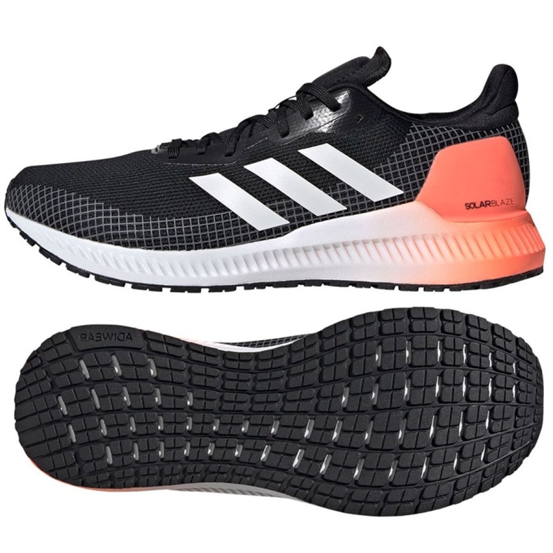 Adidas Solar Blaze M EE4228 skor vit svart orange