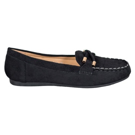 Nio Nio Eleganta loafers i mocka svart