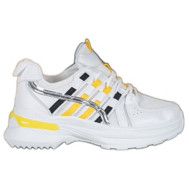 SHELOVET Trendiga sportskor på plattformen vit