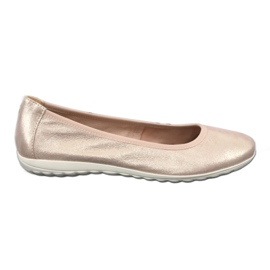 Caprice ballerinas rose metalic 22142