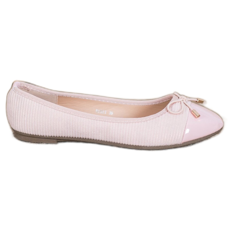 Fama Pinstripe ballerina rosa