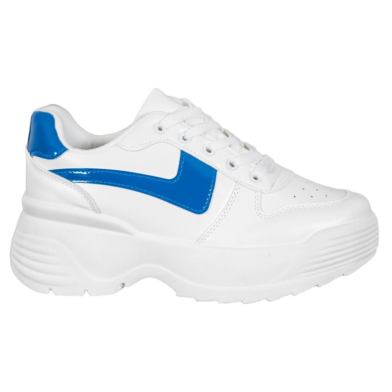 Kylie Sneakers på plattformen vit