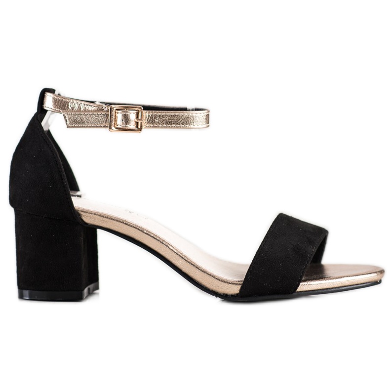 Goodin Eleganta sandaler på en bar svart