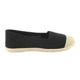 Wishot 32-130 ballerinas espadrilles svart
