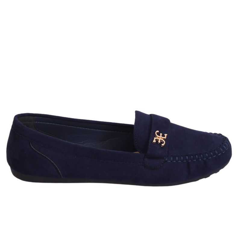 Marinblå loafers för kvinnor B2020 DK.BLUE