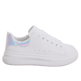 Vita holografiska damskor A88-63 Silver