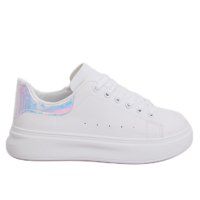 Vita holografiska damskor A88-63 Silver