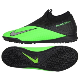 Nike Phantom Vsn 2 Academy Df Tf M CD4172 306 fotbollsskor mångfärgad svart
