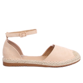 Beige espadriller för kvinnor YSD810 Beige