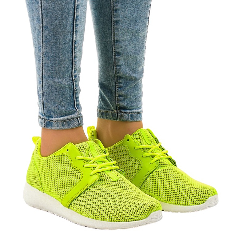 Gröna sportskor för kvinnor Z105