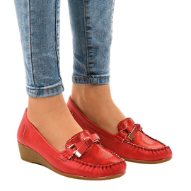 Röda matta kilskor BO-303