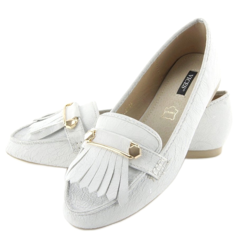 Vintage loafers white 3052 White II Quality vit