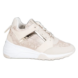 SHELOVET Wedge Sneakers brun
