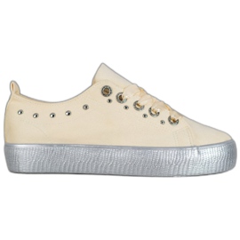 SHELOVET Mocka sneakers gul
