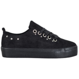 SHELOVET Mocka sneakers svart