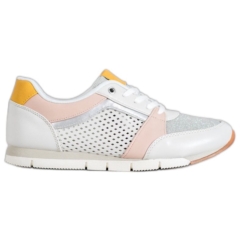 Kylie Openwork sportskor vit